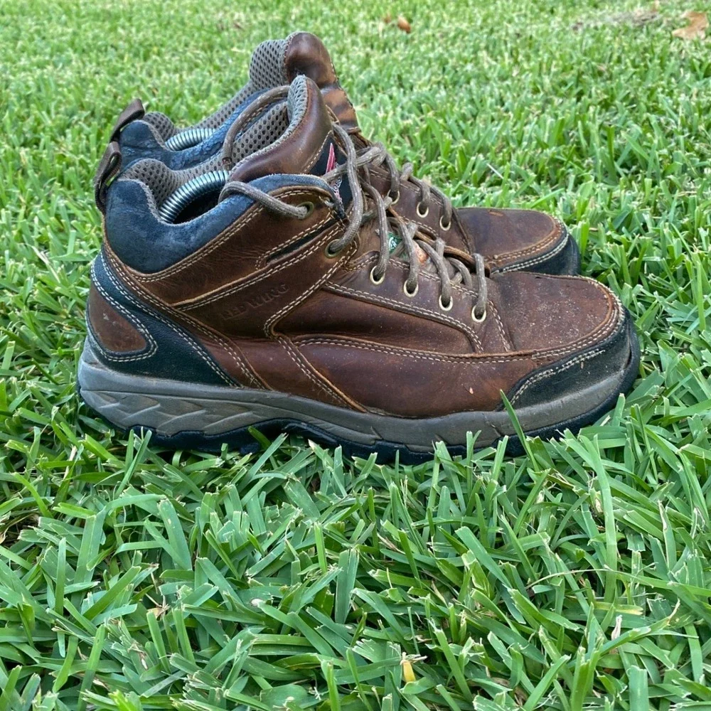 Red Wing Shoes 3541 Steel Toe Mens Brown Leather Safety Work Boots EH PR